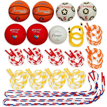 Champion Sports Physical Education Kit, 21/Pcs, Assorted CSIUPGSET2
